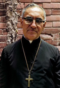 Archbishop Oscar Romero in San Salvador in 1979. (CNS photo/Octavio Duran) 