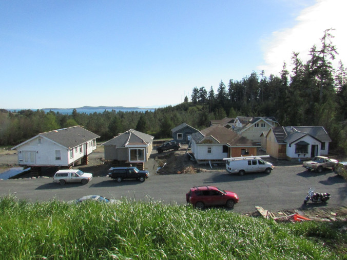 San Juan Community Land Trust construction site where new affordable housing is being built.