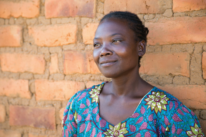 Evelina Banda, 35 years old, Petauke District, eastern Zambia. Photo by Nancy McNally/Catholic Relief Services